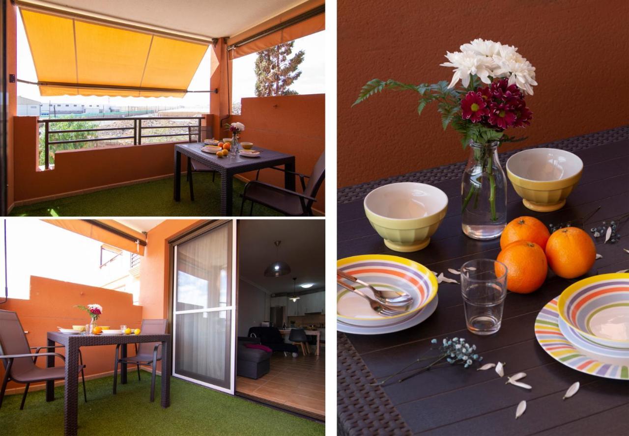 La Tejita - Bonito Y Luminoso Apartamento Junto Al Mar Apartment Luaran gambar